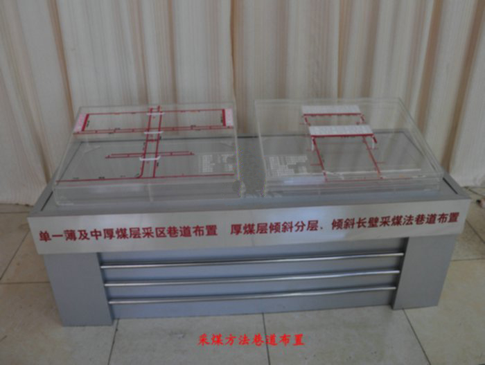 LG-MXD06型 走向長(zhǎng)壁采煤法采區(qū)巷道布置模型