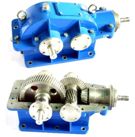 雙級(jí)圓錐圓柱齒輪減速器