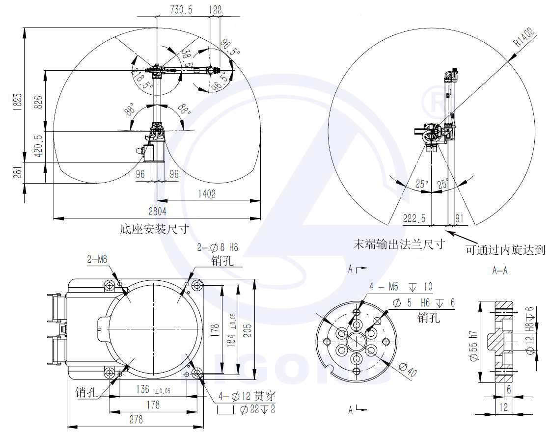 工業(yè)機(jī)器人參數(shù)圖