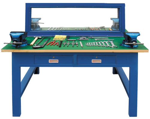 鉗工技能實(shí)訓(xùn)平臺(tái)(雙面四工位)