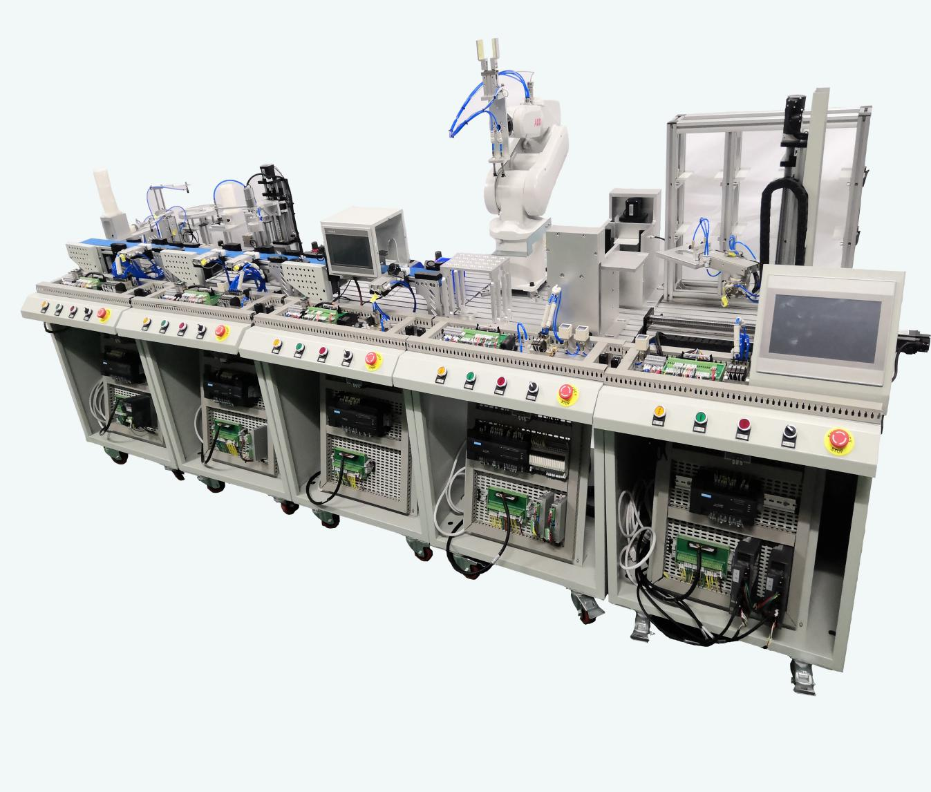 LG-GZS05型 工業(yè)機器人罐裝生產流水線實訓系統(tǒng)